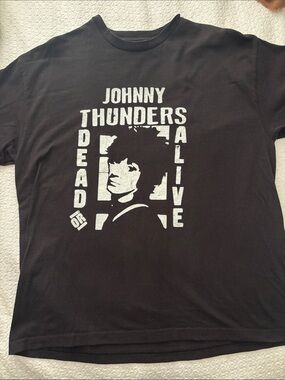 Johnny Thunders NEW YORK DOLLS Dead or Alive UNISEX Shirt GLAM ROCK
